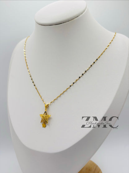 18K Gold Star Necklace