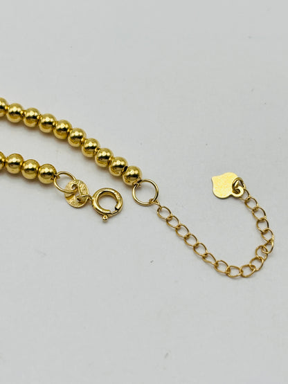 18K Gold Butterfly Bubble Bracelet