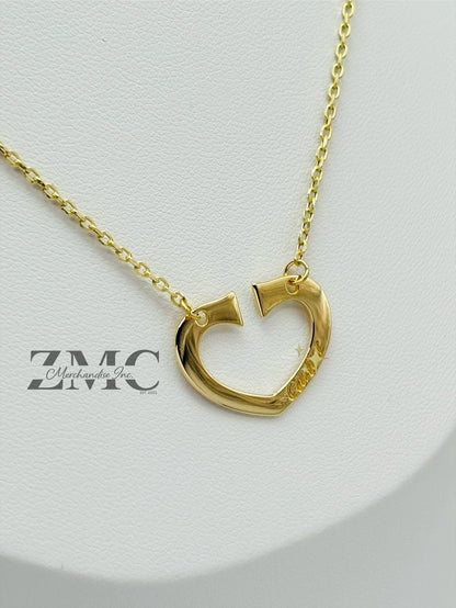 18K Gold Attached Necklace