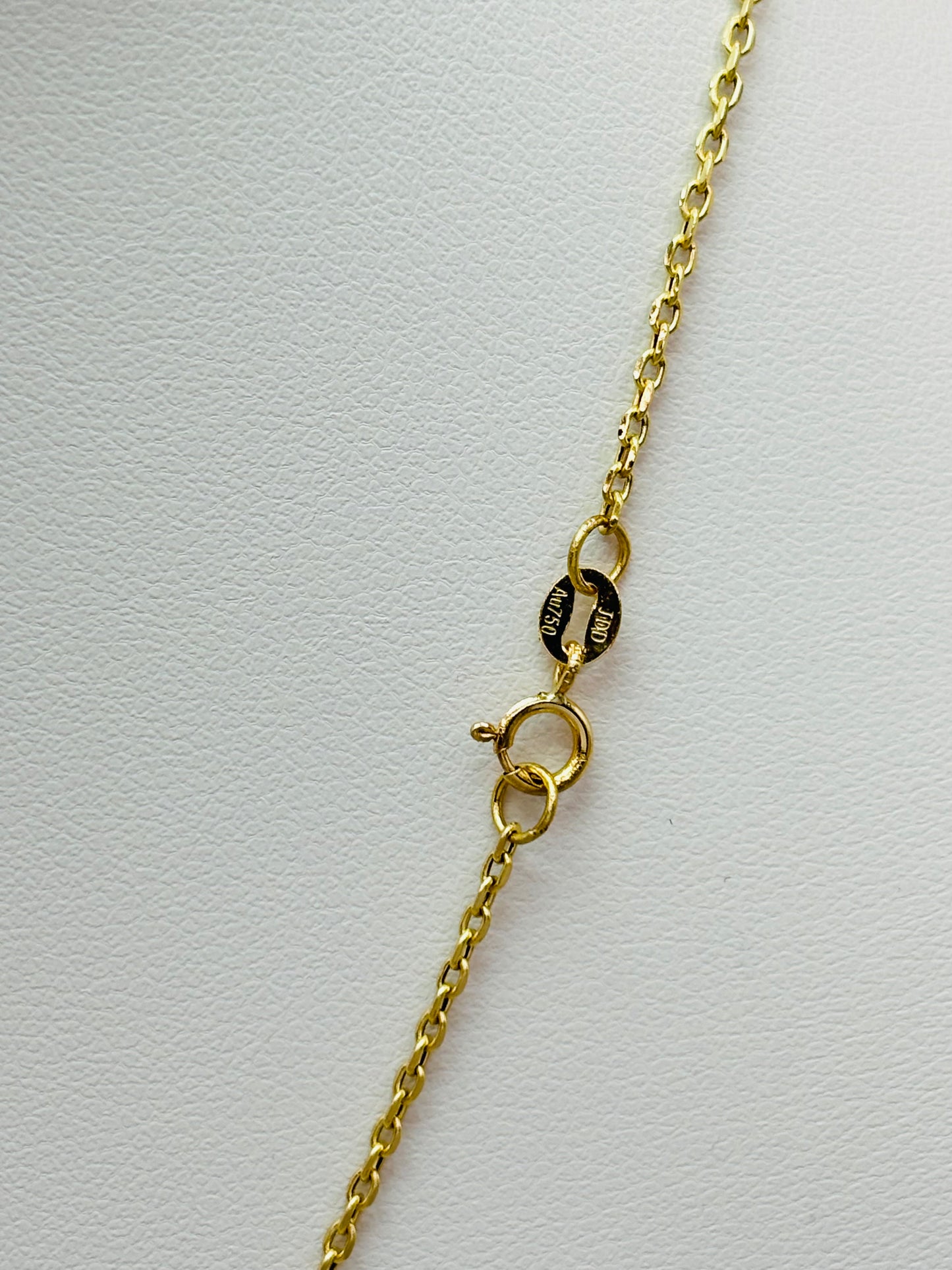 18K Gold Attached Necklace