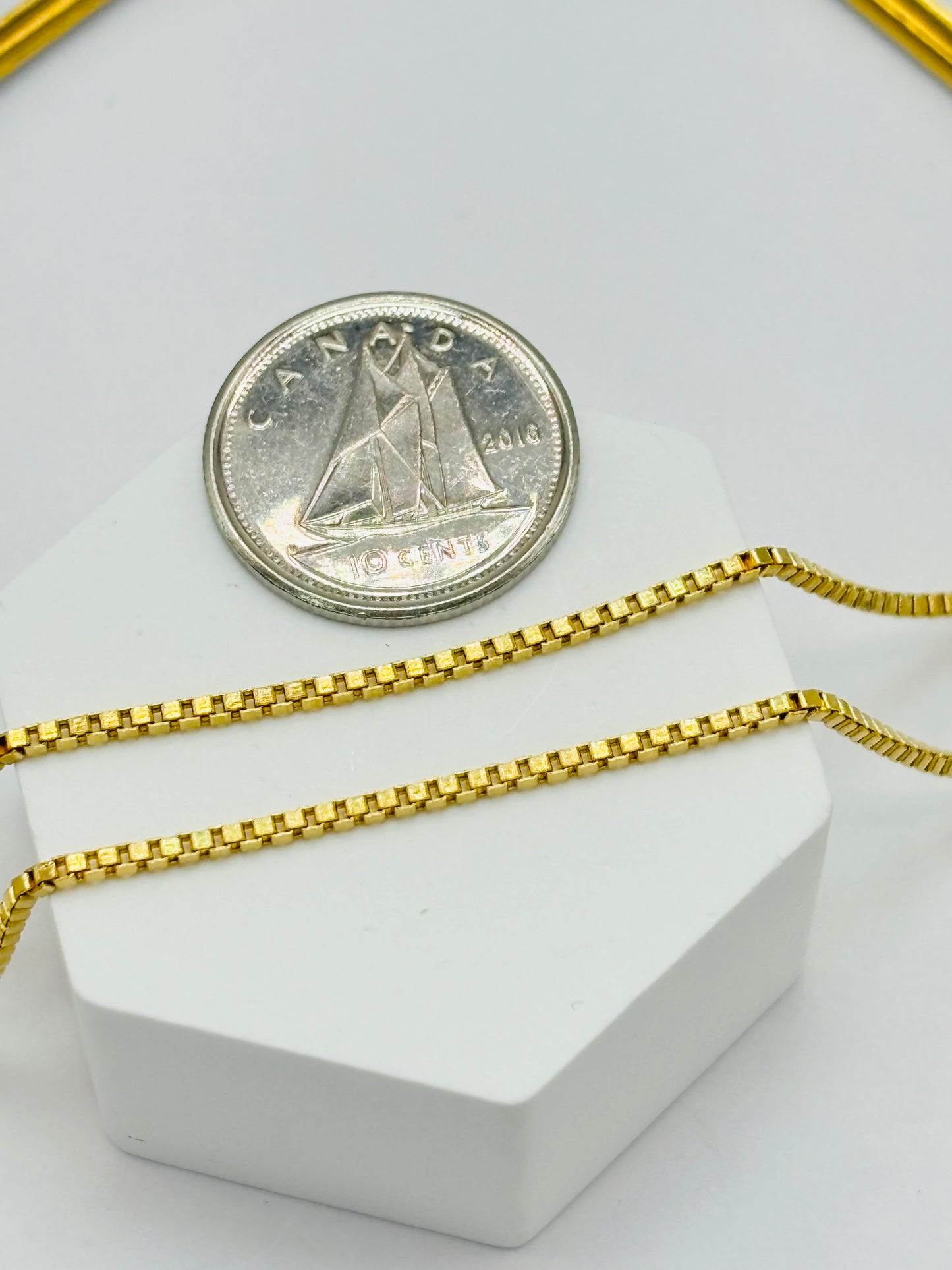 K18 Japan Gold Box Chain