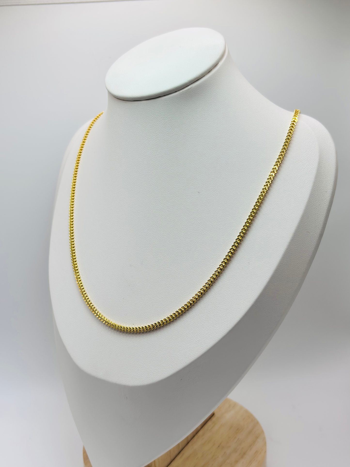 18K Gold Foxtail Men's Chain