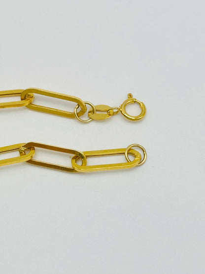 18K Gold Interlock Bracelet