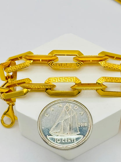 18K Gold F Bracelet