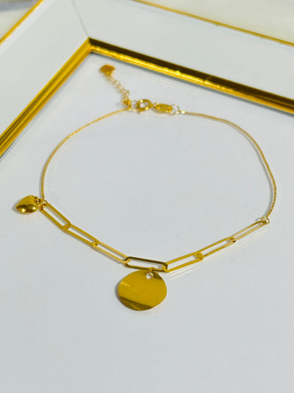 18K Gold Good Luck Bracelet