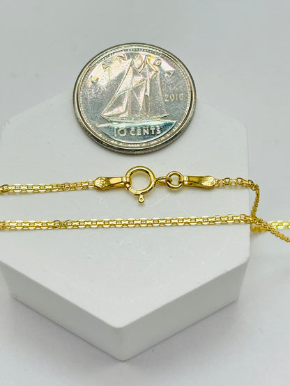 18K Gold Carpet Chain