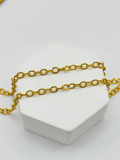 18K Gold Link Chain