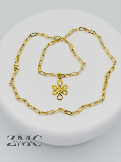 18K Gold Lucky Mystic Necklace