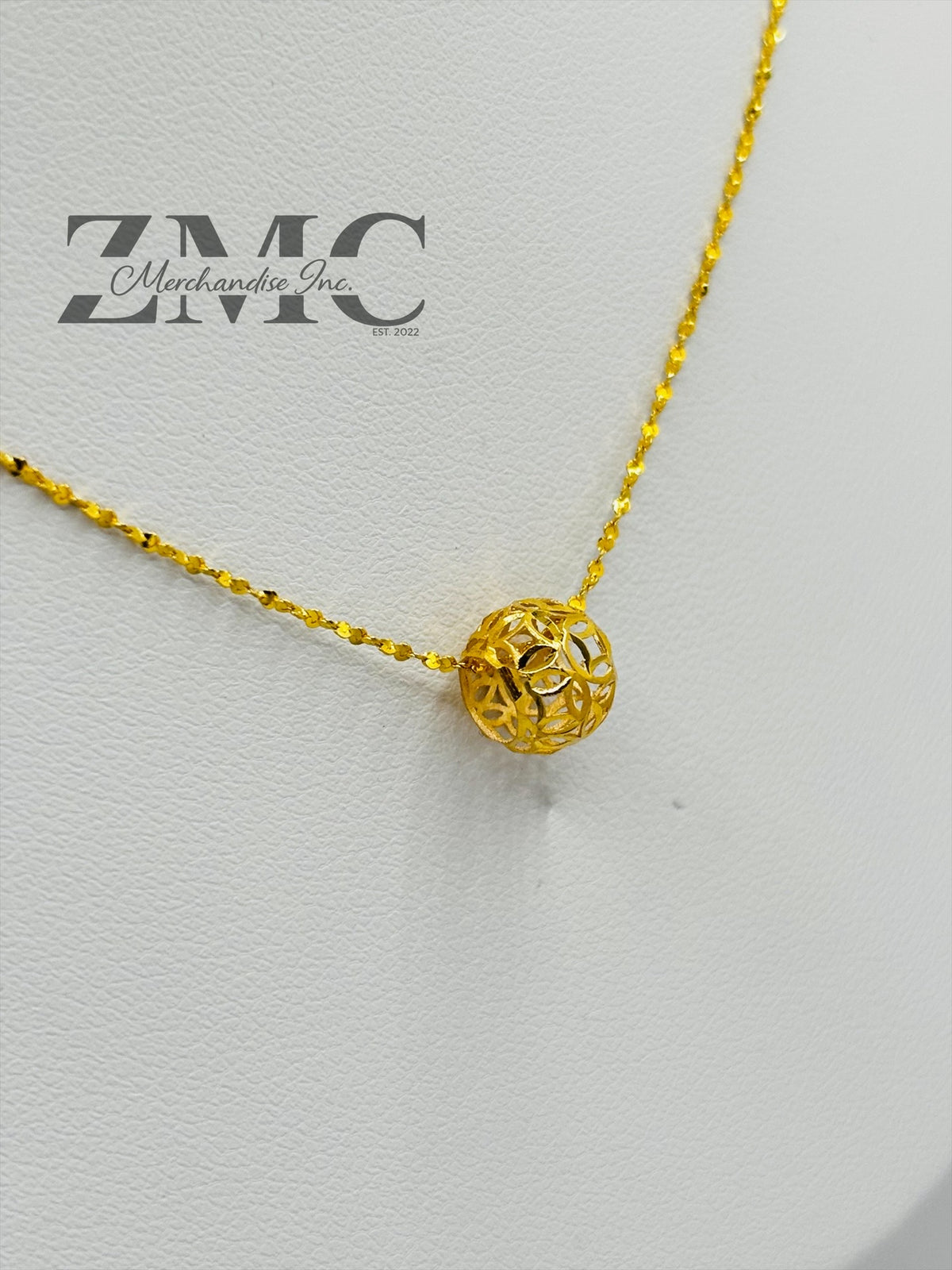 18K Gold Money Cather Necklace