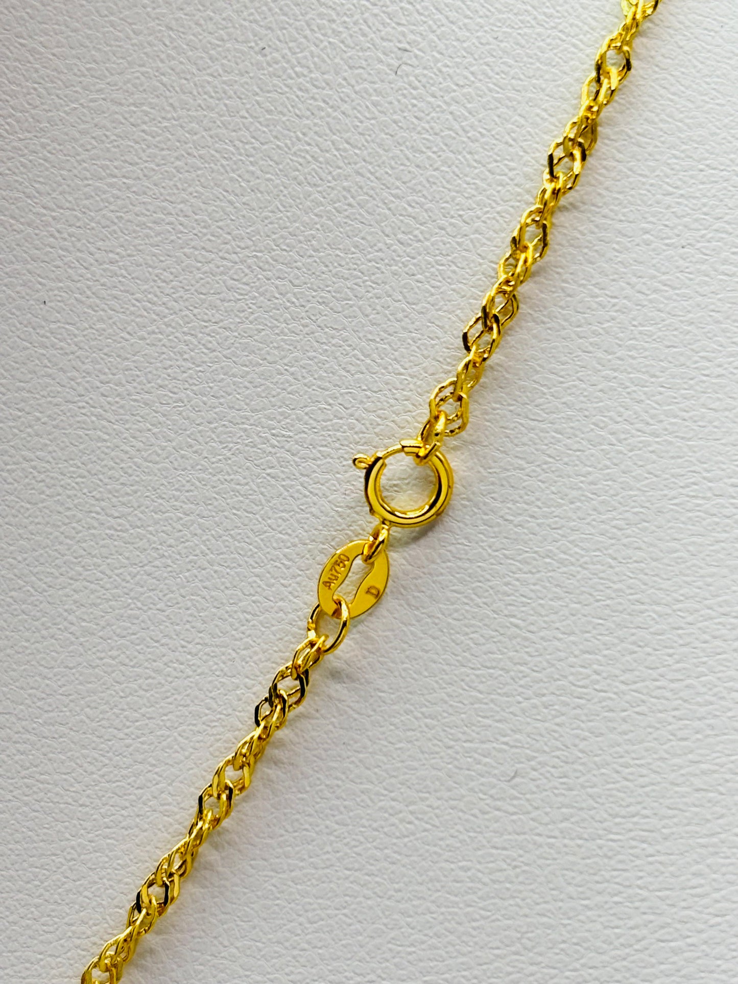 18K Gold Peacock Necklace