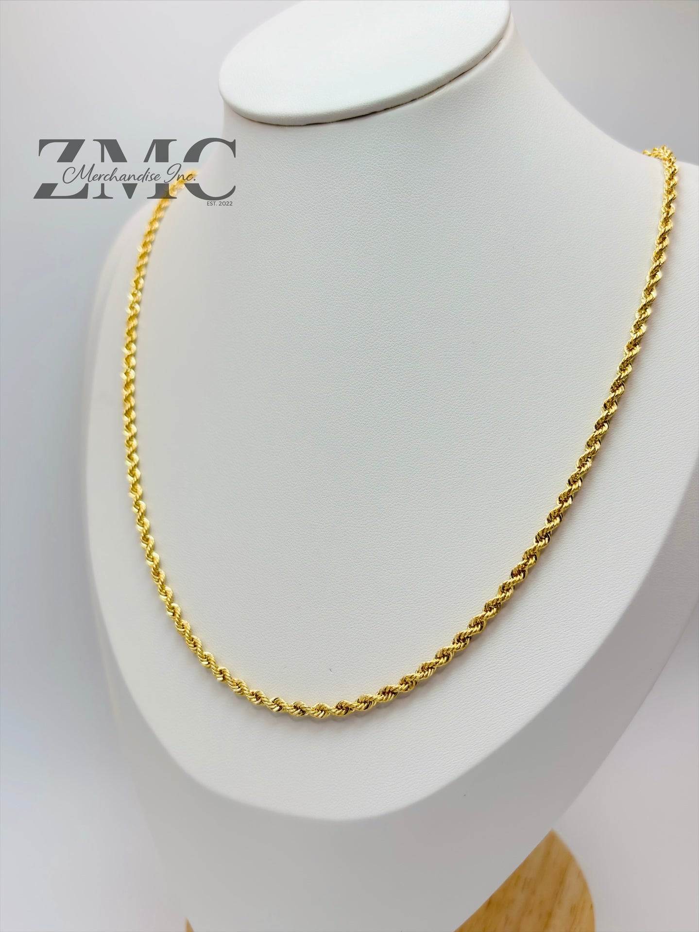 18K Gold Rope Chain