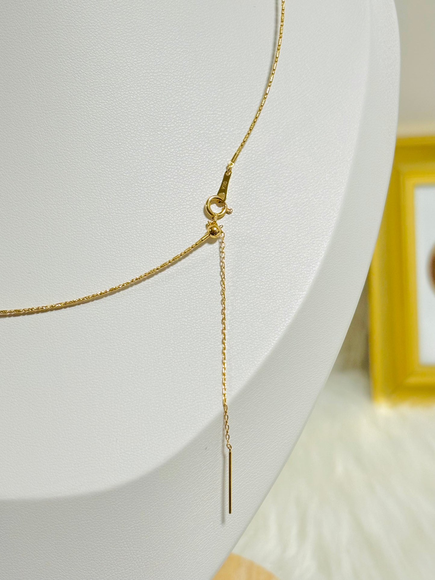 18k Japan Gold Omega necklace