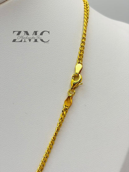 18K Gold Curb Chain