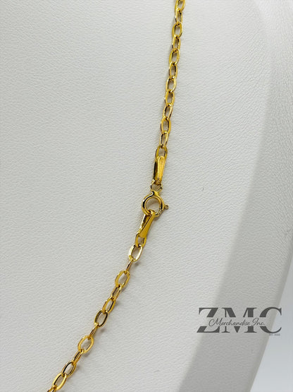 18K Gold Small Link Chain
