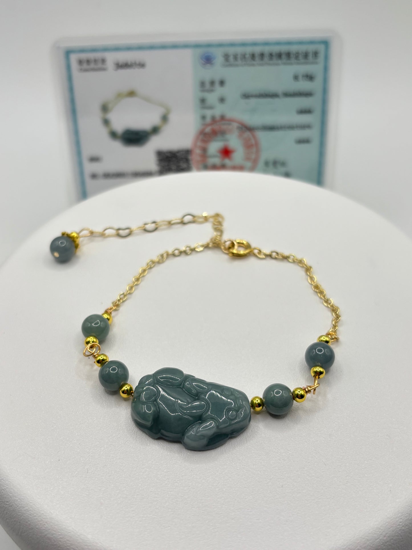 Natural Jade with Certificate
