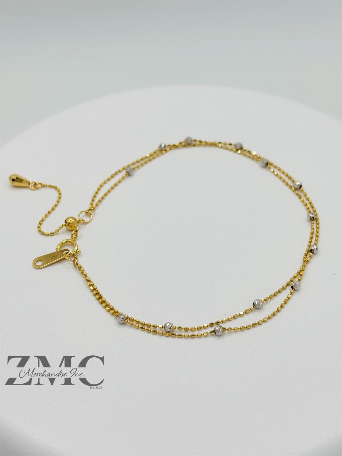 18K Gold Double Bracelet