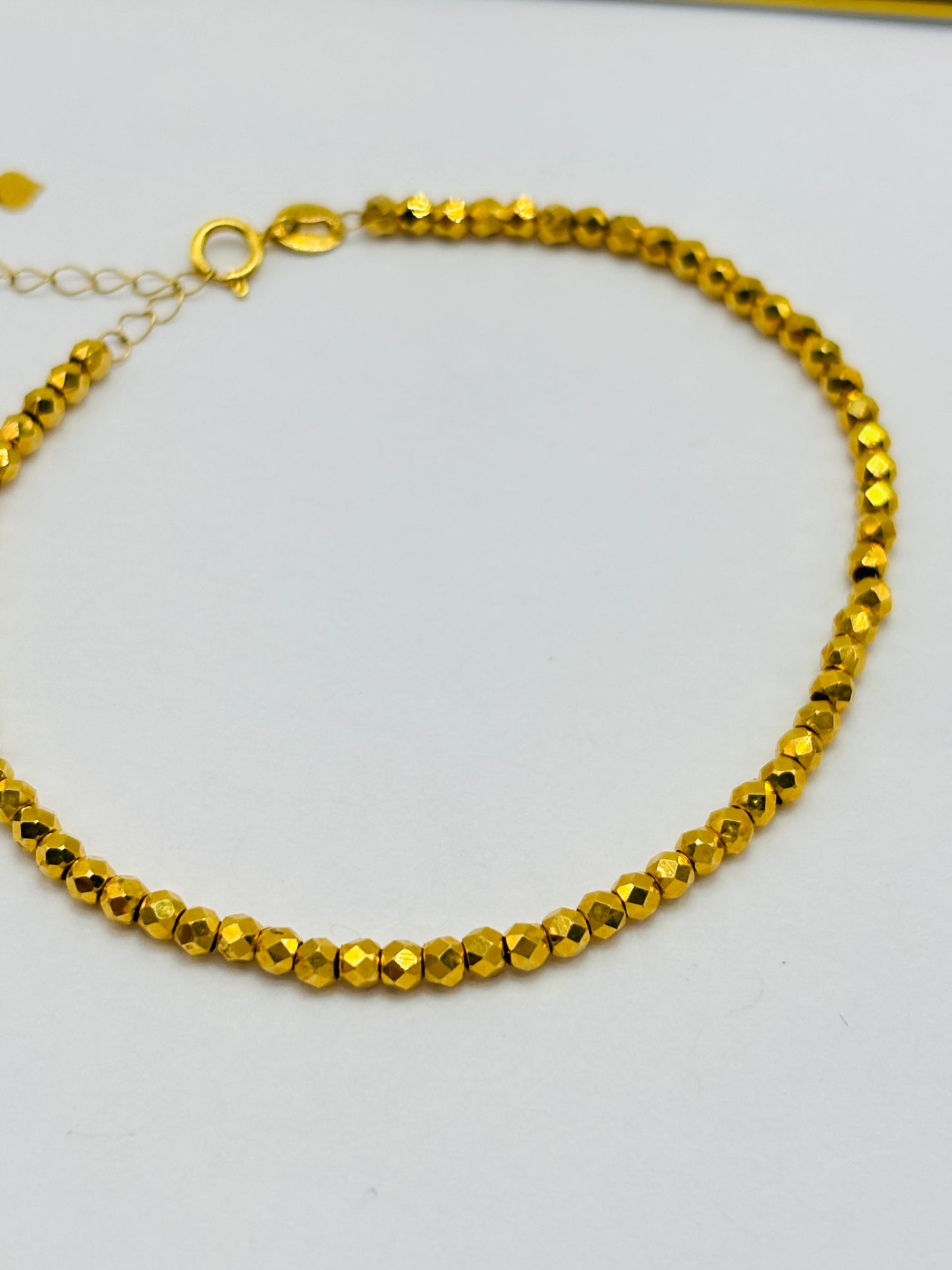 18K Gold Mirror Ball Bracelet