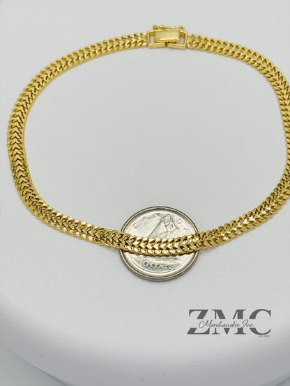 18K Gold Heartbiz Braclet