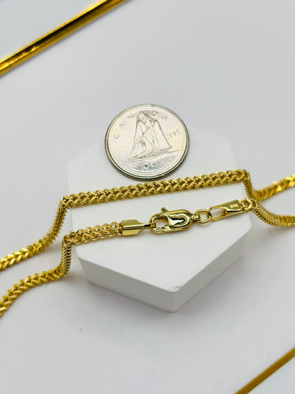 18K Gold Foxtail Men's Chain