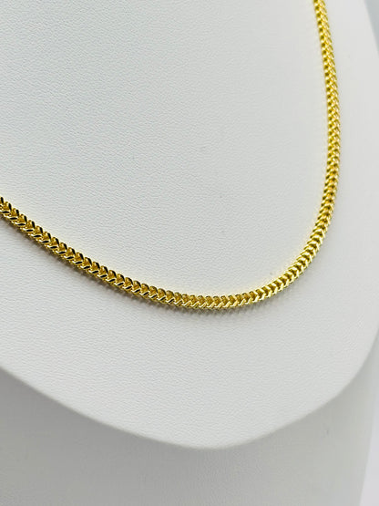 18K Gold Foxtail Men's Chain