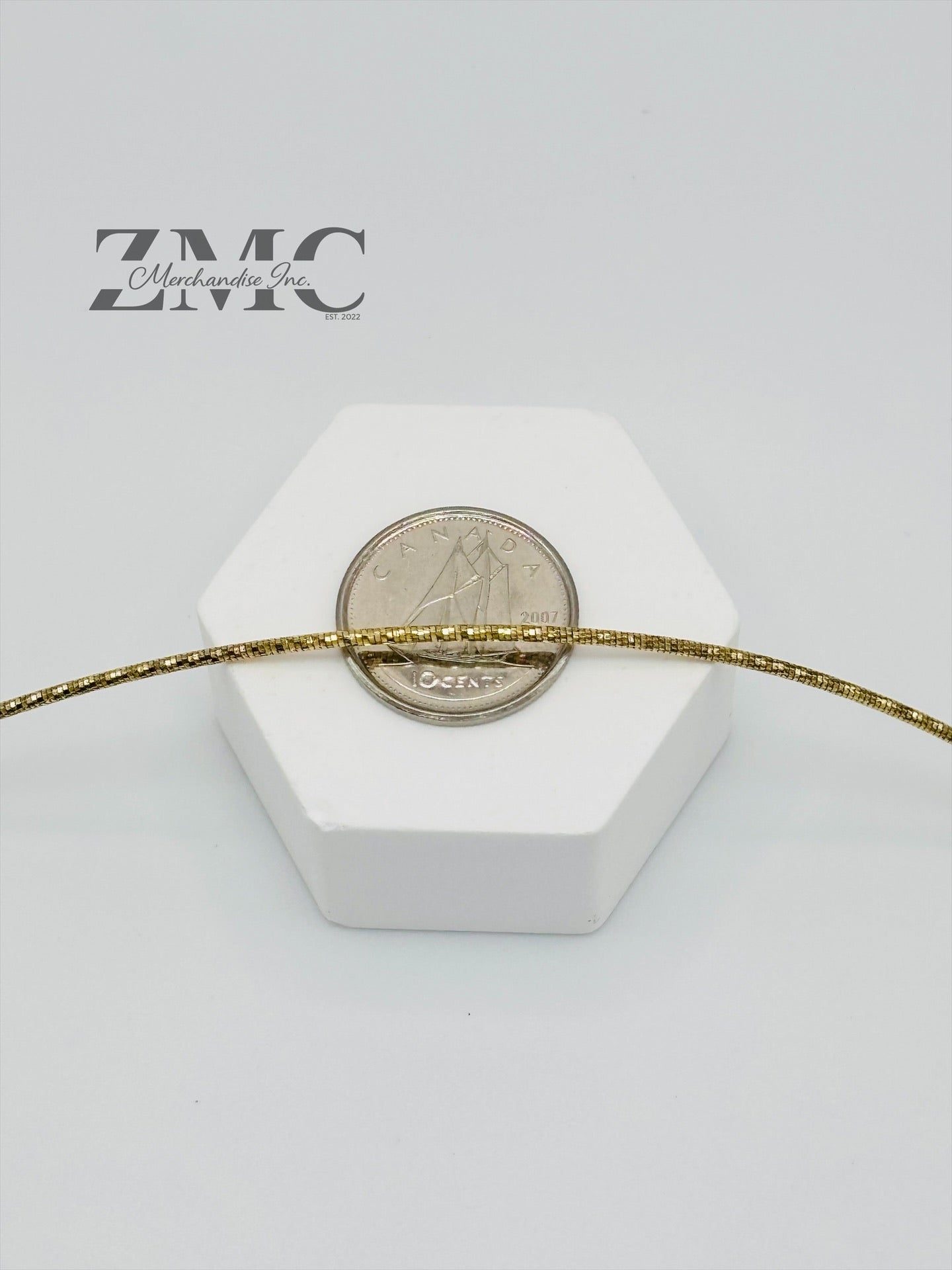 18k Gold Omega Chain