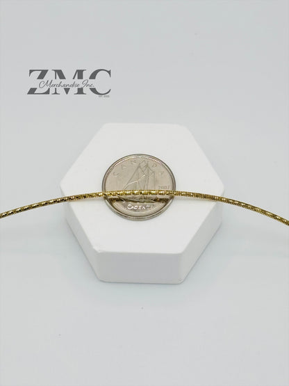 18k Gold Omega Chain