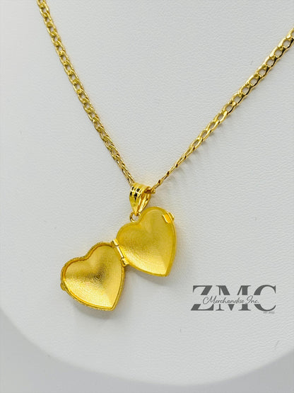 18K Gold Locket Necklace