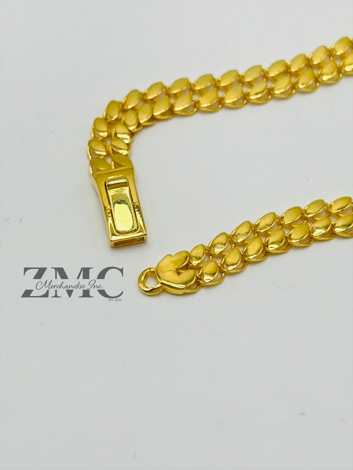 18K Gold Double Damascus Bracelet