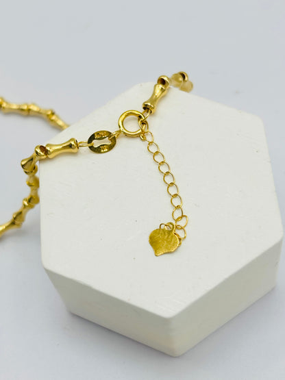 18K Gold Bamboo Chain