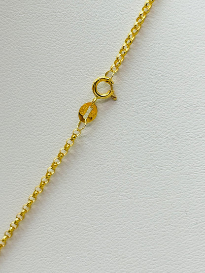 18K Gold Long Necklace