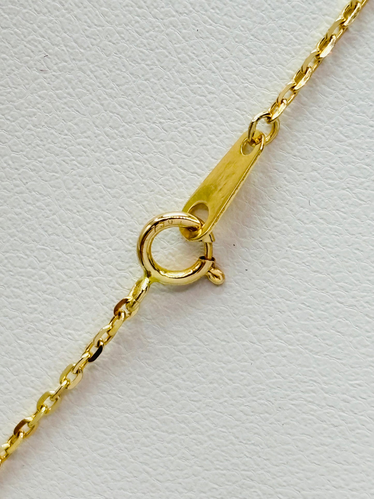 18K Gold Rope Ball Necklace
