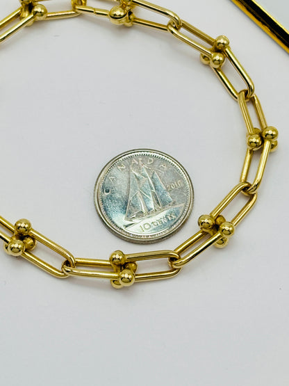 18K Gold Hardware Bracelet