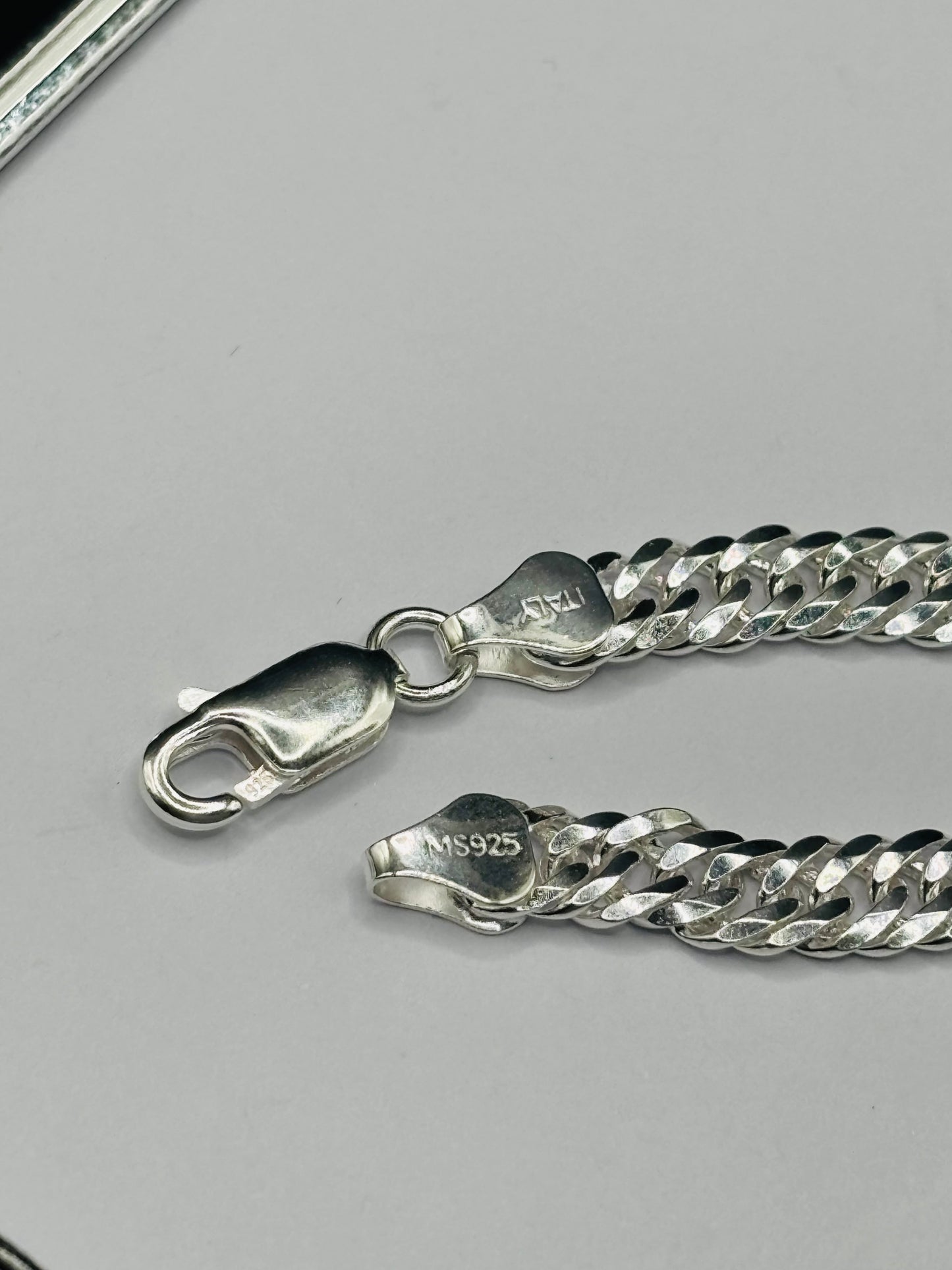 S925 Silver Cross Black Bracelet