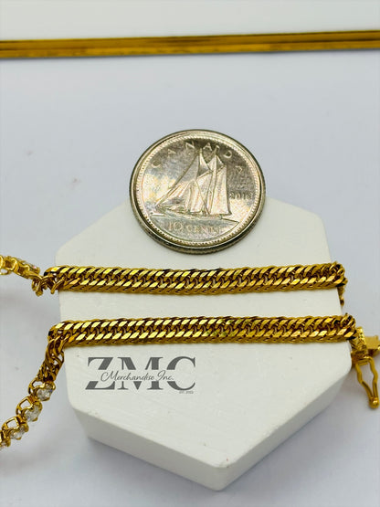 K18 Japan Kihei Solid Gold with 1.00ct Natural Diamond Bracelet