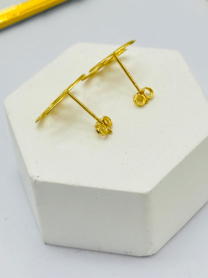 18K Gold Earrings