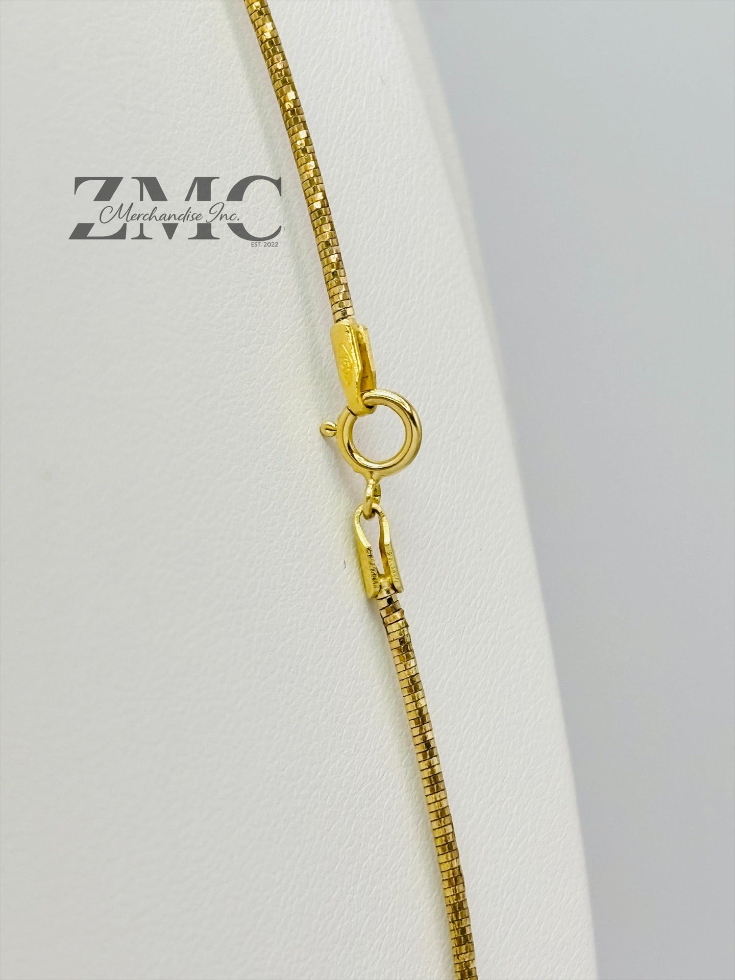 18k Gold Omega Chain