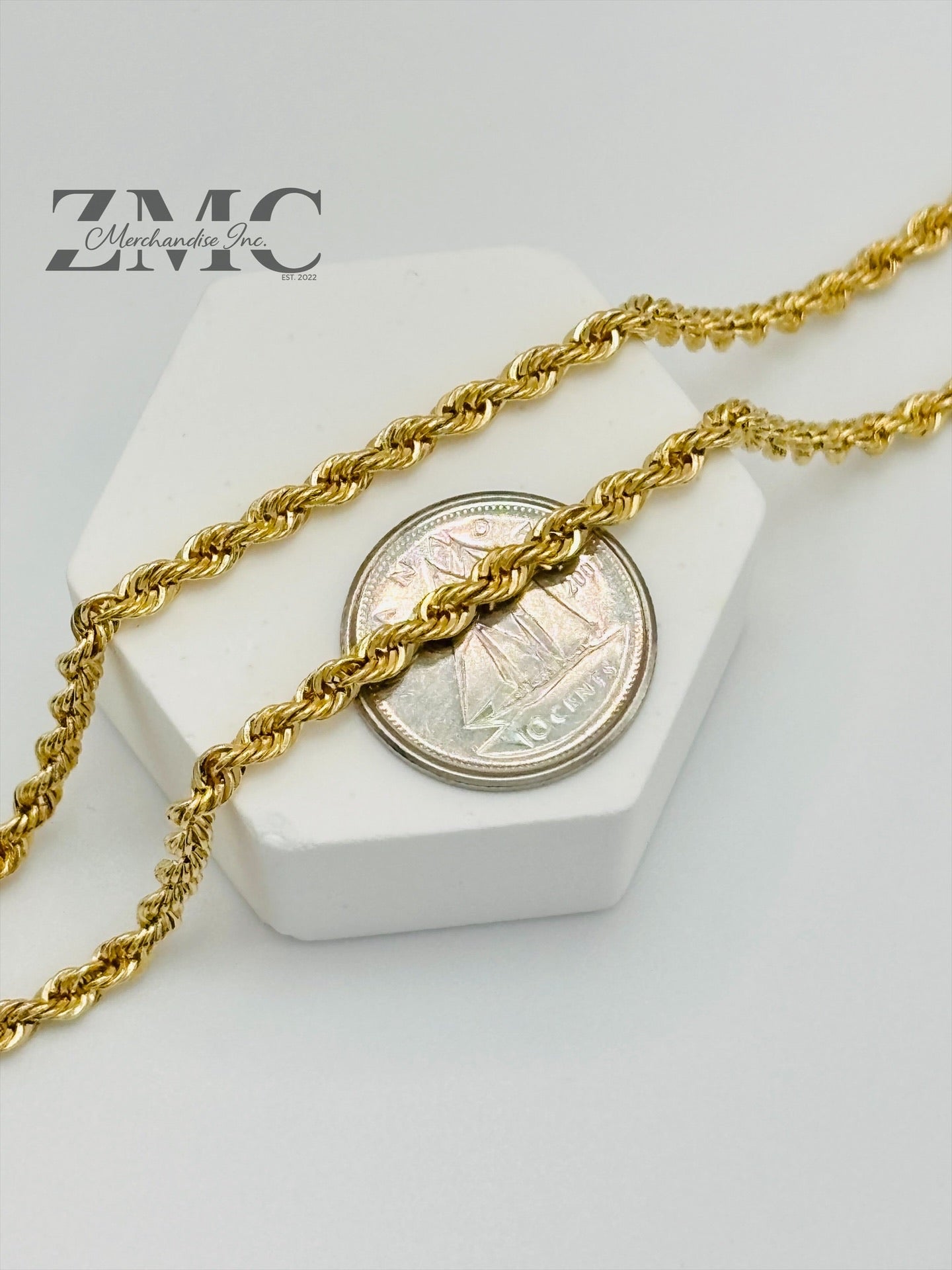 18K Gold Rope Chain