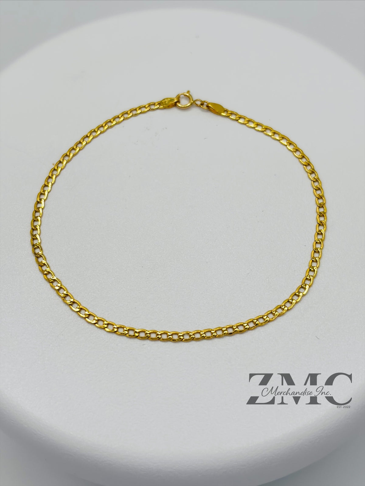 18K Gold Cadena Bracelet 2.4 mm