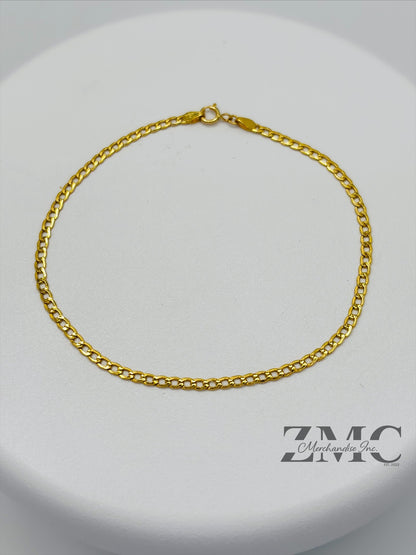18K Gold Cadena Bracelet 2.4 mm