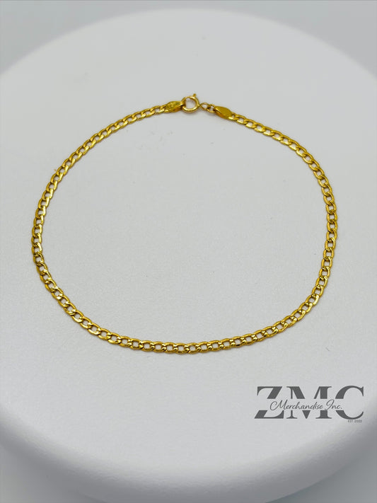 18K Gold Cadena Bracelet 2.4 mm