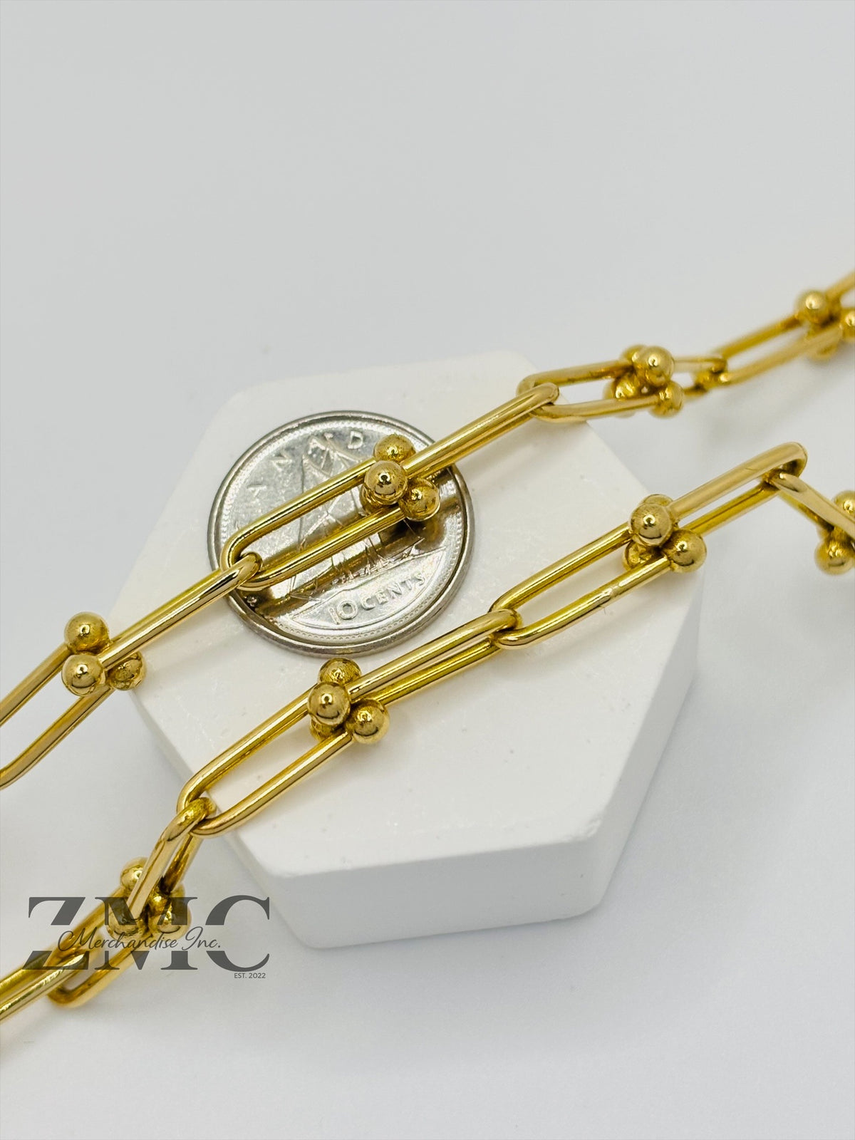 18K Gold Hardware Padlock Necklace