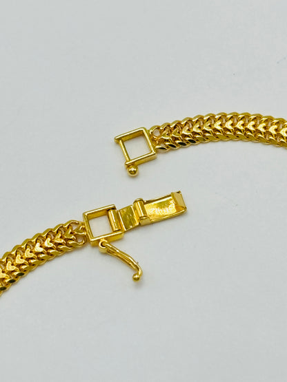 K18 Japan Gold Heartbiz Bracelet