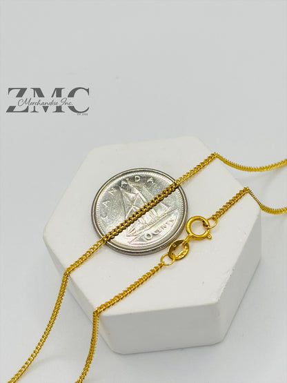 18K Gold Clover Necklace