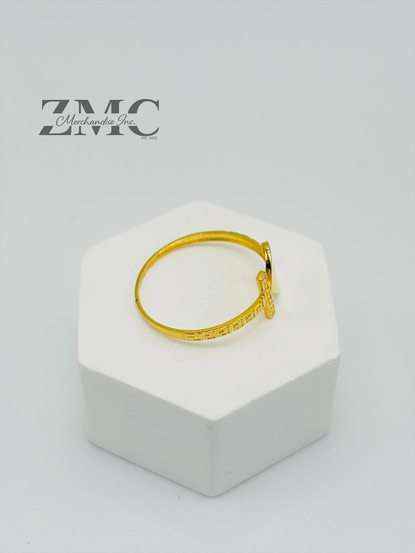 18K Gold Heart Ring