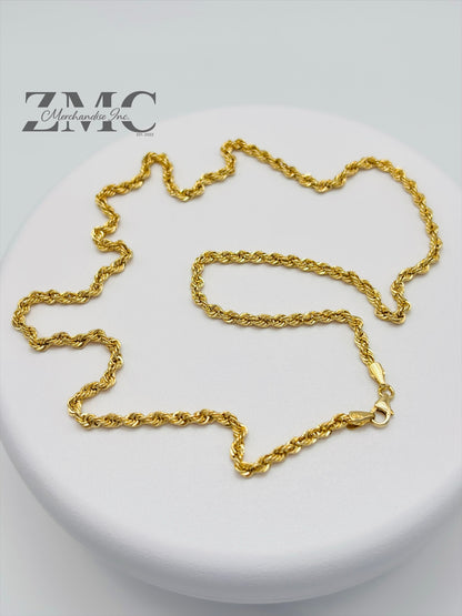 18K Gold Rope Chain