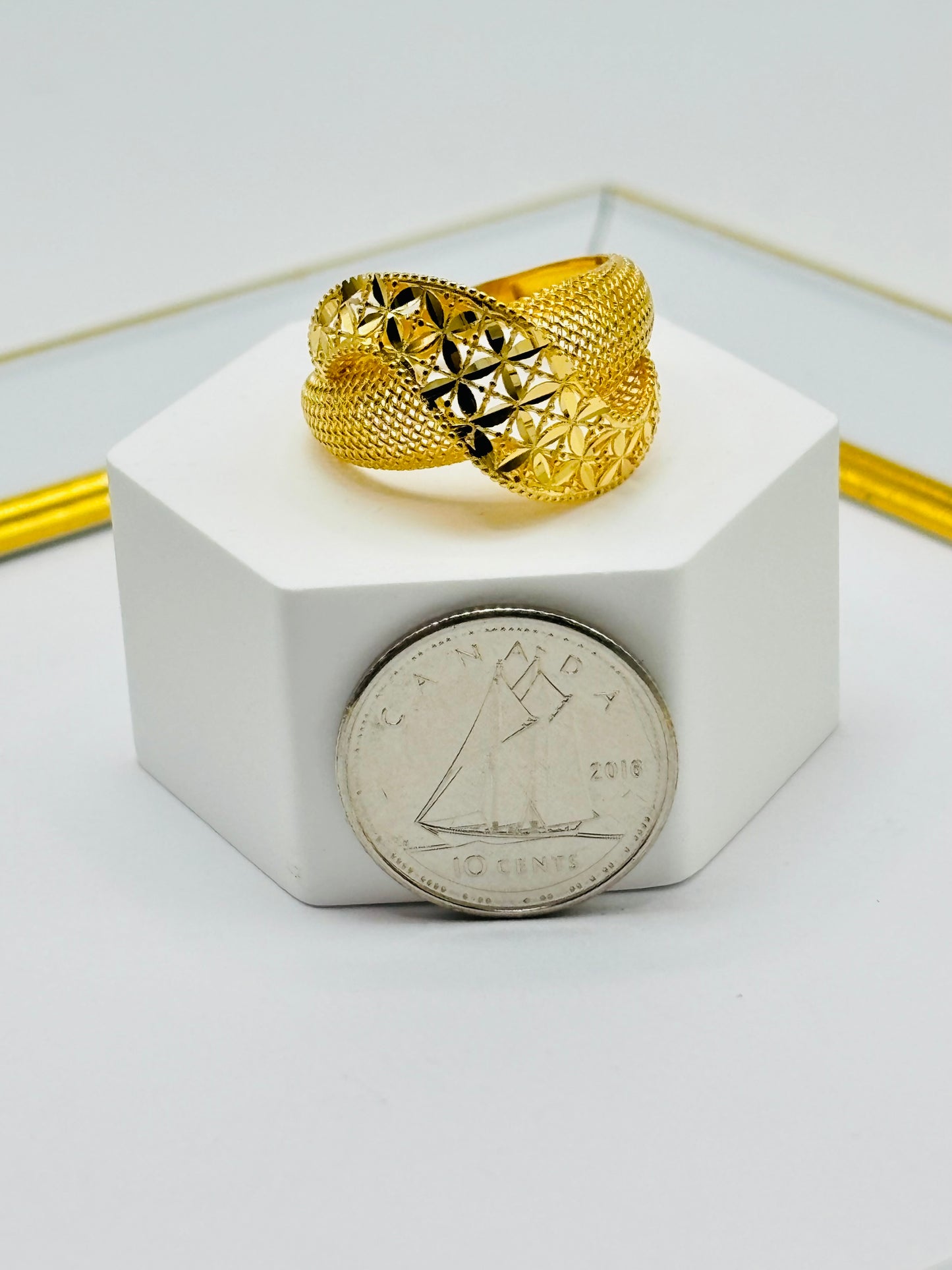 18K Gold Power Ring