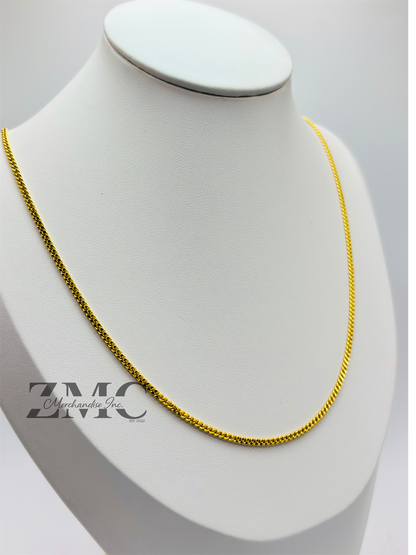 18K Gold Curb Chain