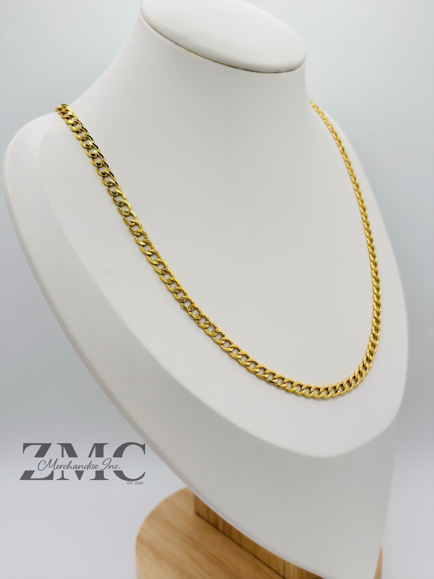 18K Gold Curb Chain