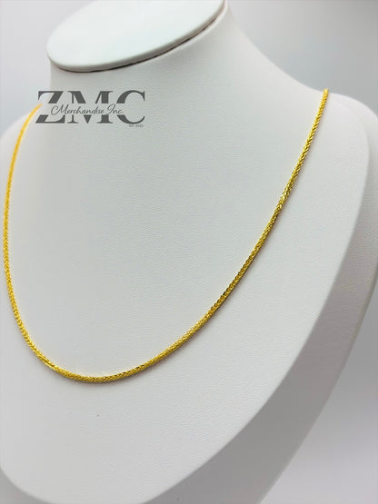 18K Gold Foxtail Chain