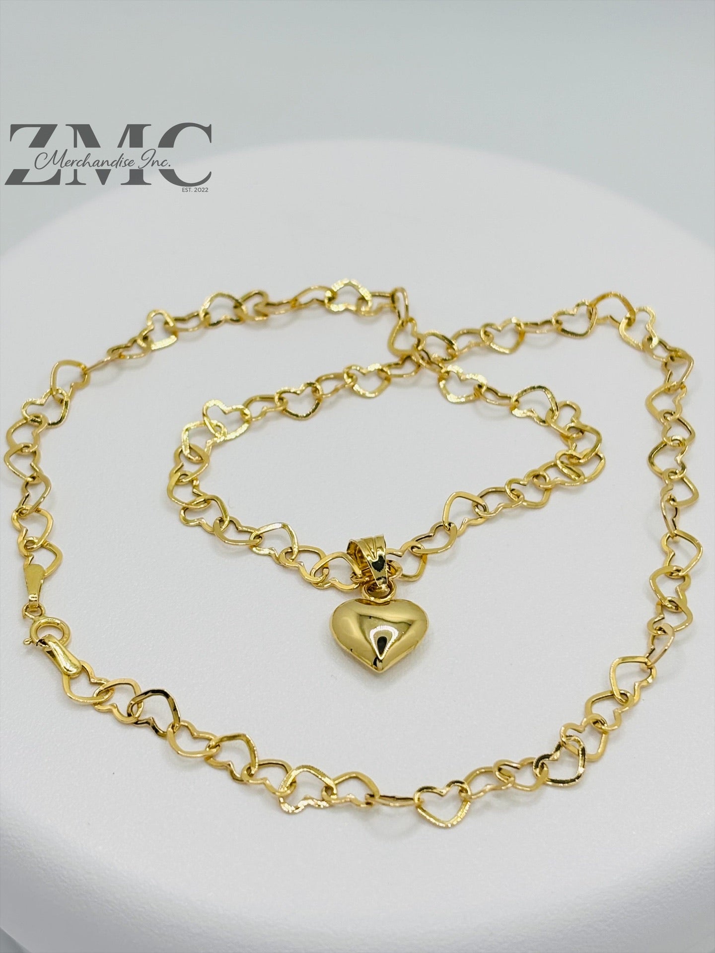 18K Gold Unlimited Heart Necklace